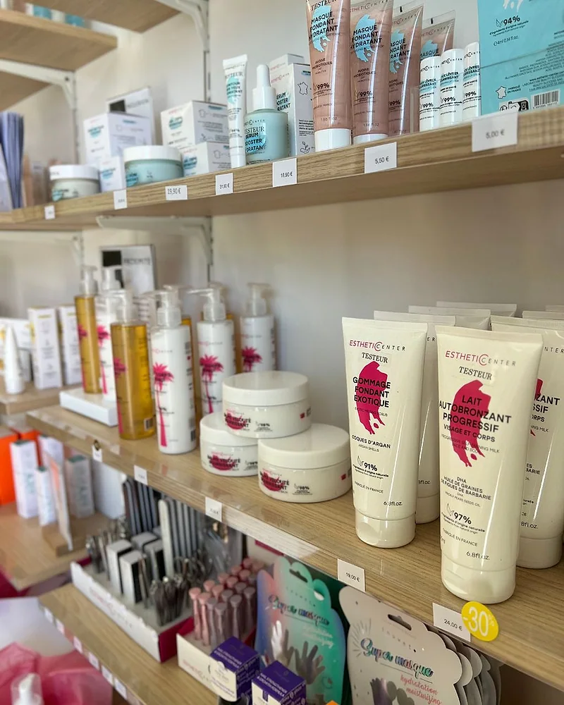 Produits et accès au salon